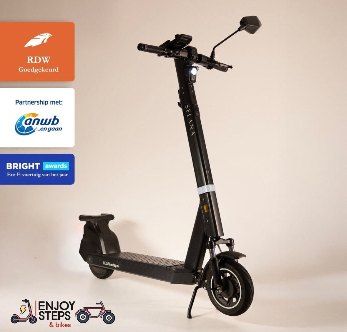 Selana Alpha E-step | Legaal en Rdw-goedgekeurd