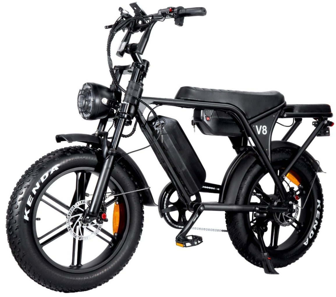 Ouxi V8 Max Dubbele Batterij | 20*4 inch | Actieradius tot 120 km | Met GRATIS alarm, GPS tracker & telefoonhouder