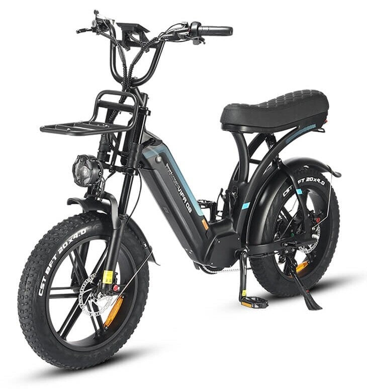 Ouxi Q8 Fatbike Met Lage Instap | Gratis Alarm, Gps Tracker & Voorrekje | 2 Kleuren
