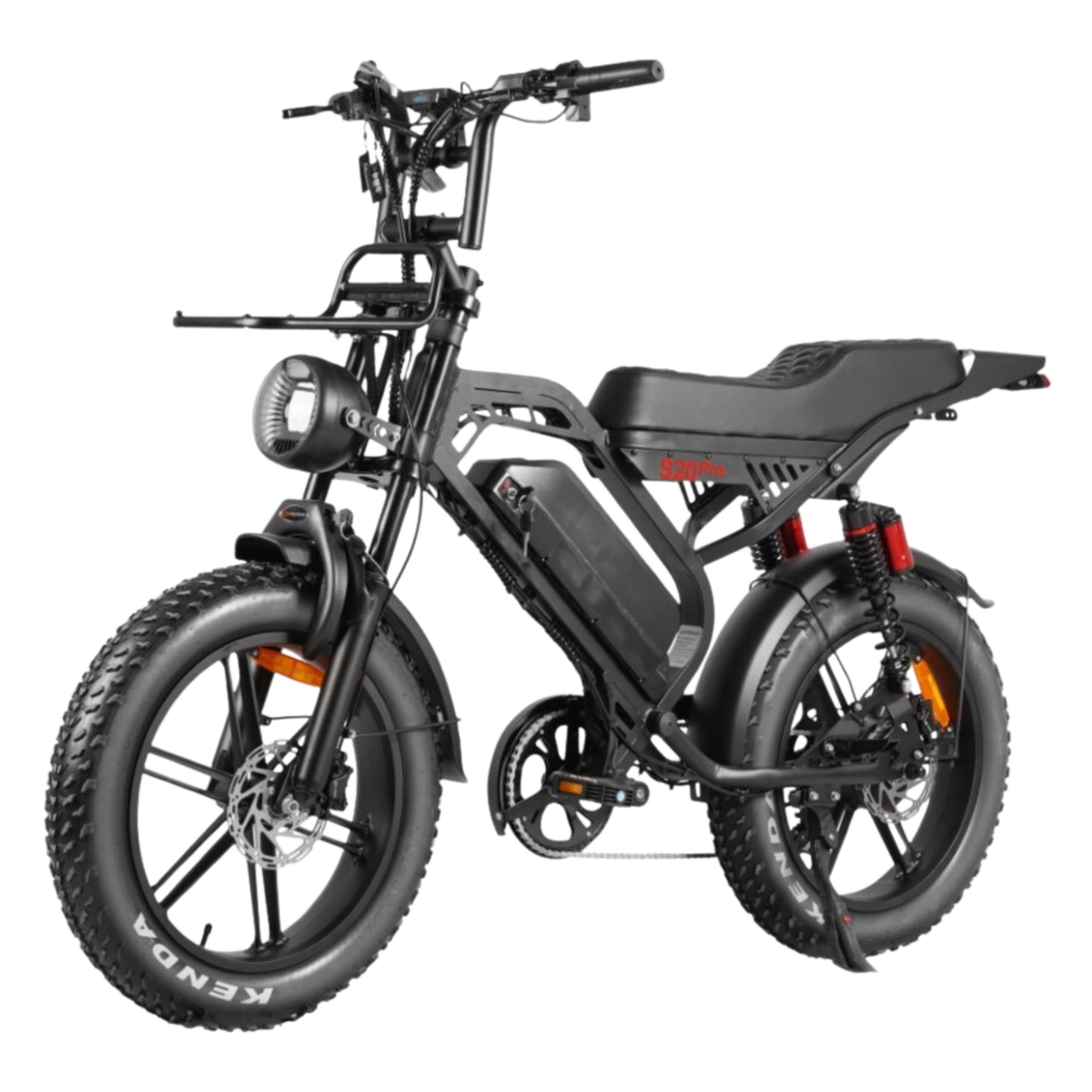 Qmwheel S20 Pro Fatbike | elektrische fiets met dikke banden | actieradius tot 60 km | batterij 15 ah